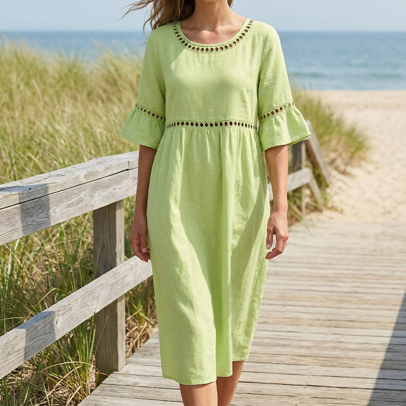 Amaya | Tummy-Concealing Midi Dress