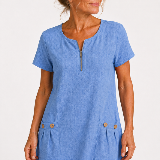 Eliana | Relaxed Linen Dress