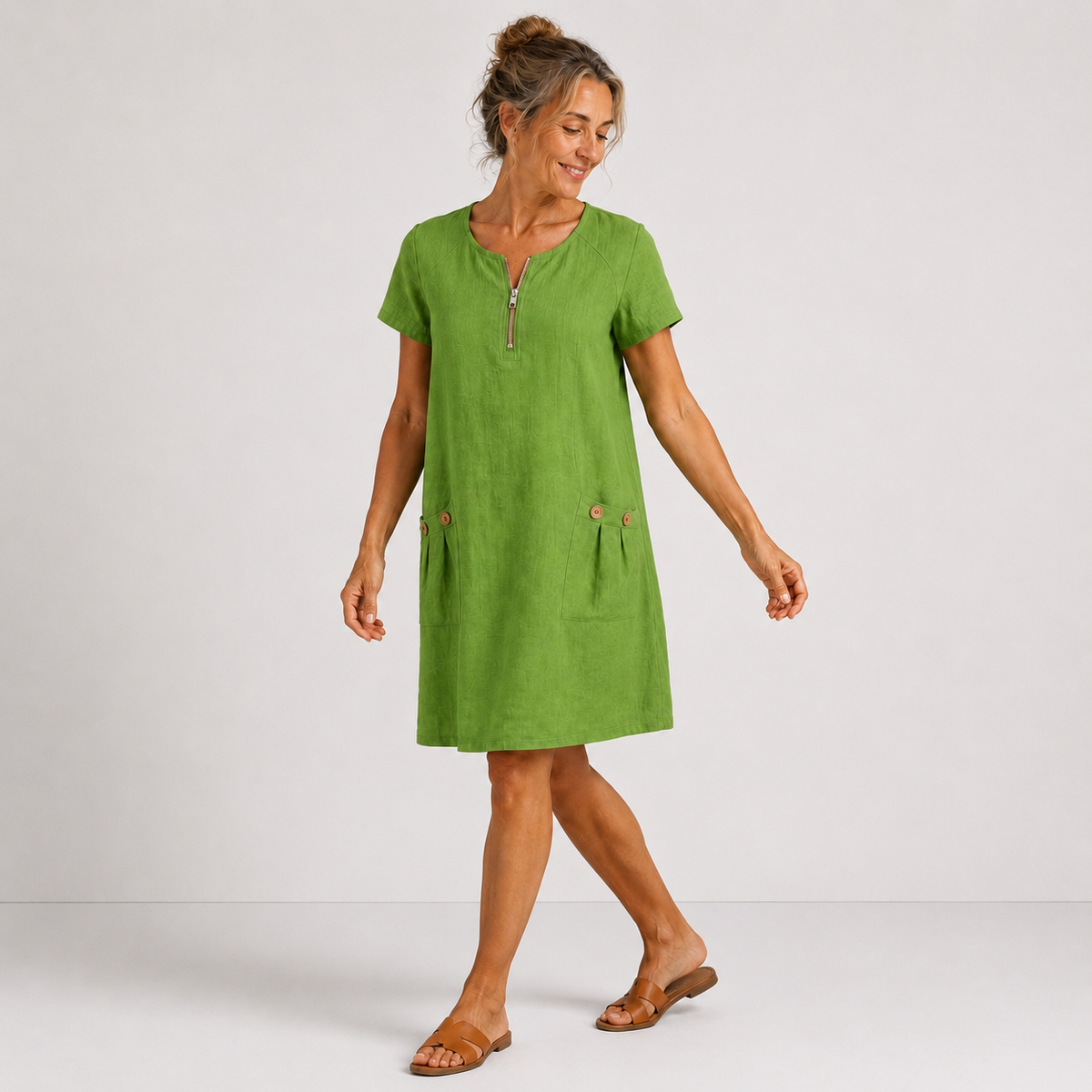 Eliana | Relaxed Linen Dress