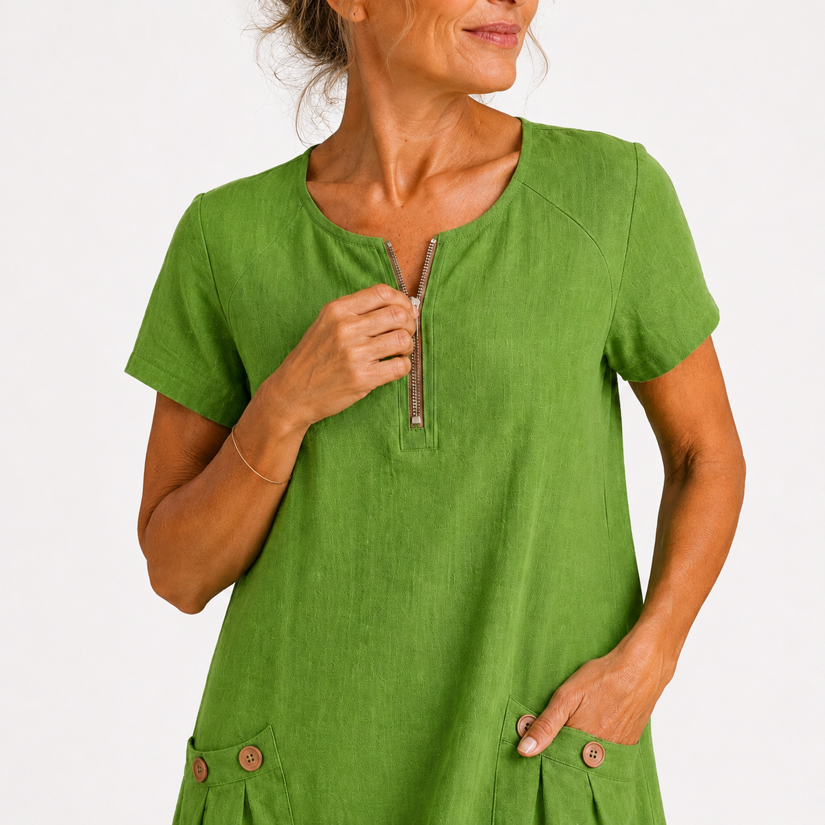 Eliana | Relaxed Linen Dress