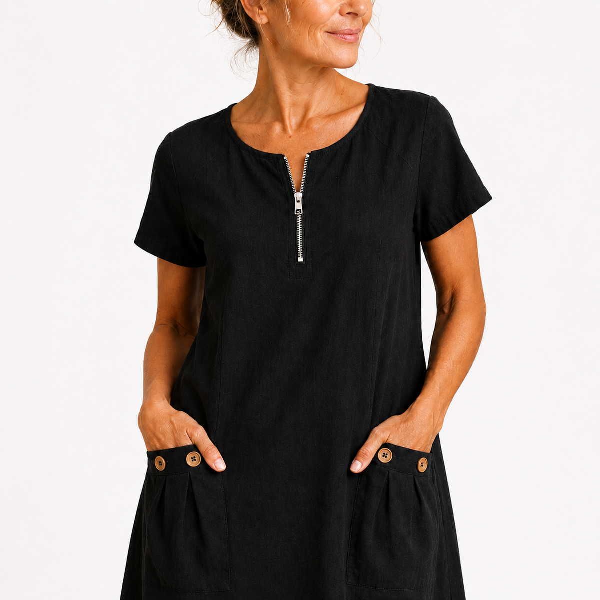 Eliana | Relaxed Linen Dress