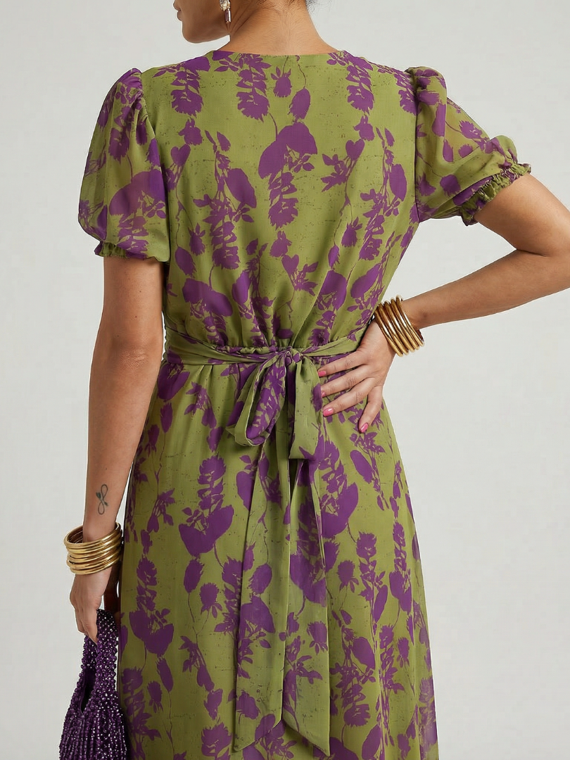 The Vivelle | Relaxed Floral Midi Dress