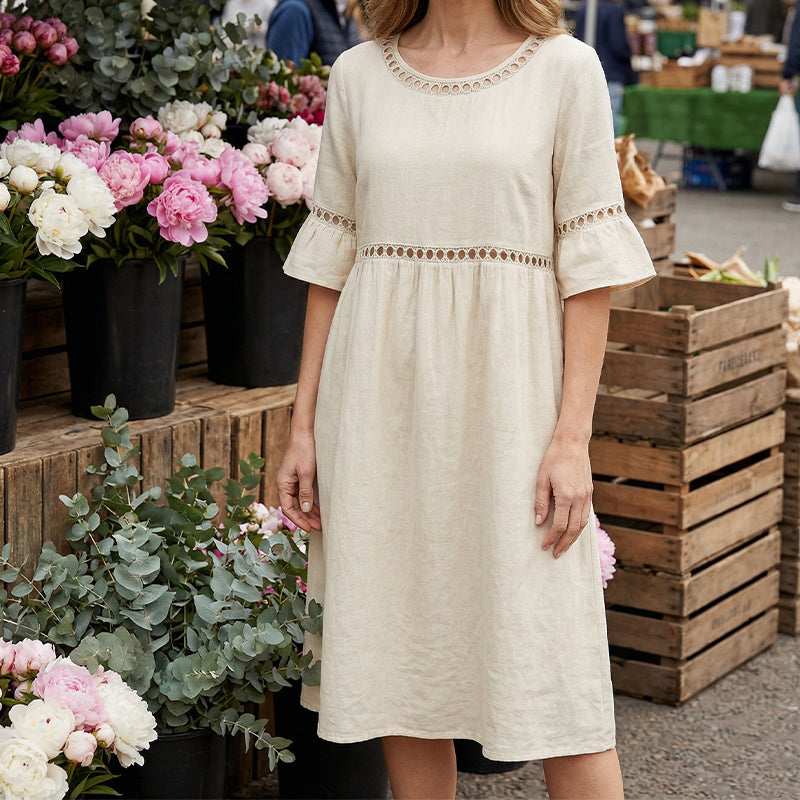 Amaya | Tummy-Concealing Midi Dress