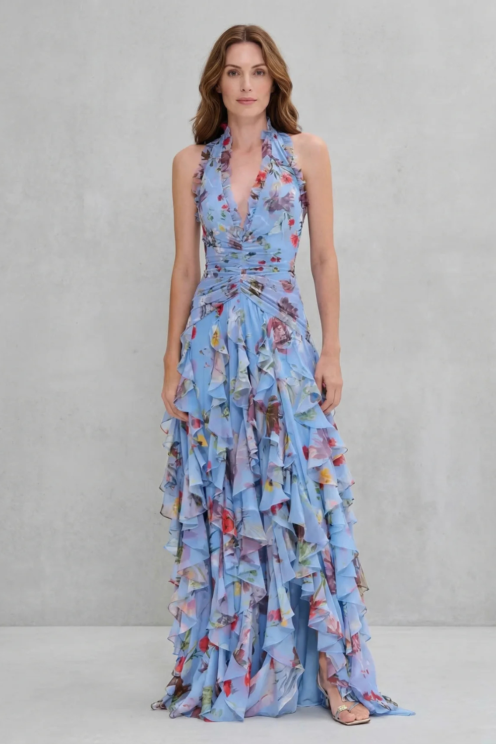 The Bellaire | Halter Maxi Dress