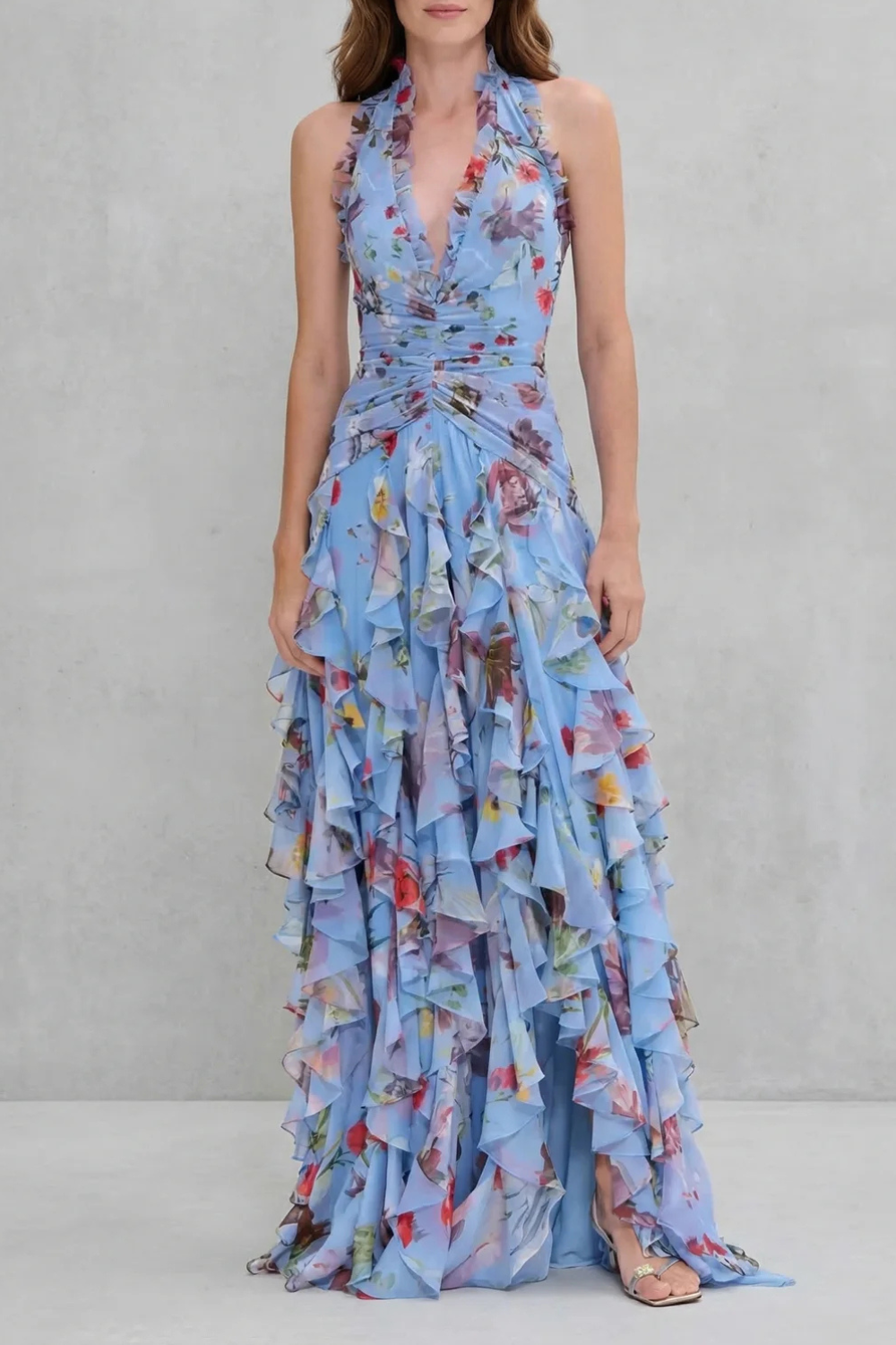 The Bellaire | Halter Maxi Dress