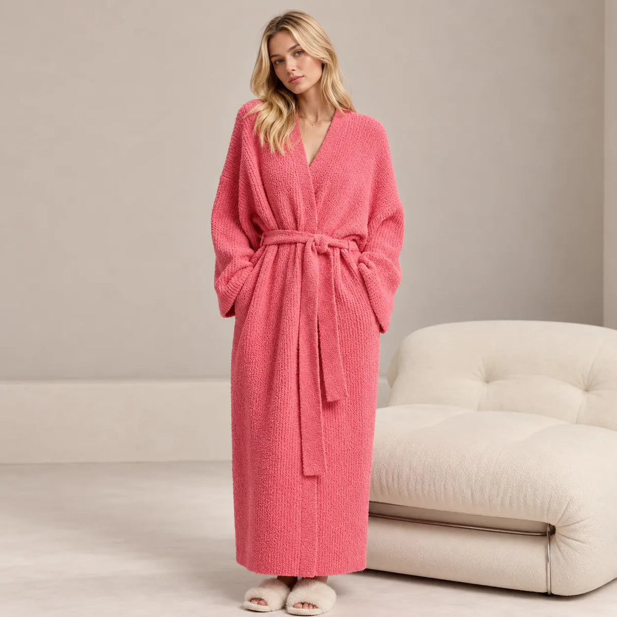 Bata Cocoon™ en tejido bouclé
