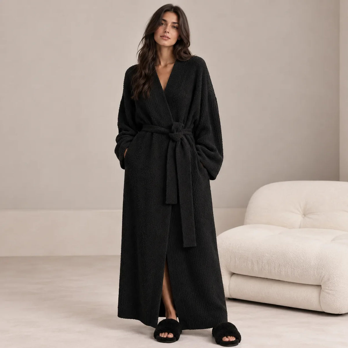 Bata Cocoon™ en tejido bouclé