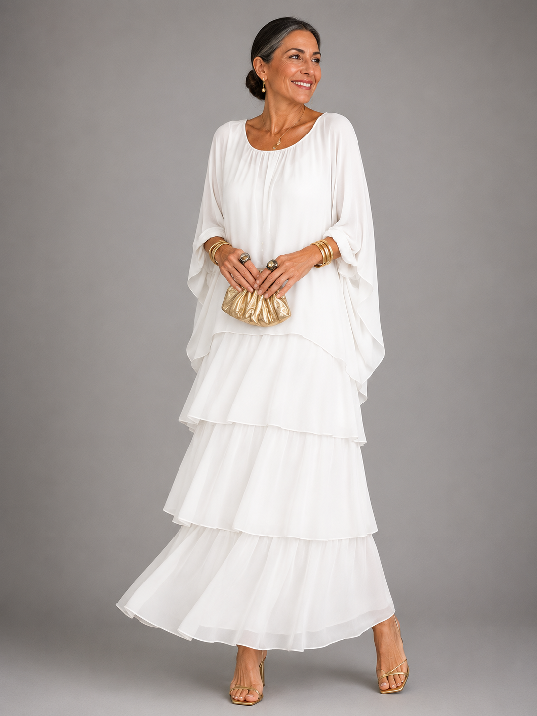The Larissa | Elegant Flowing Maxi Dress