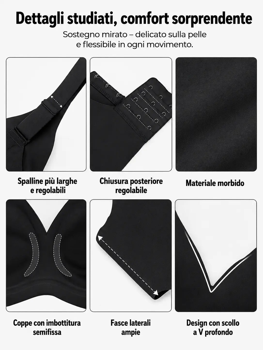 Sujetador Jelly push-up Comfort