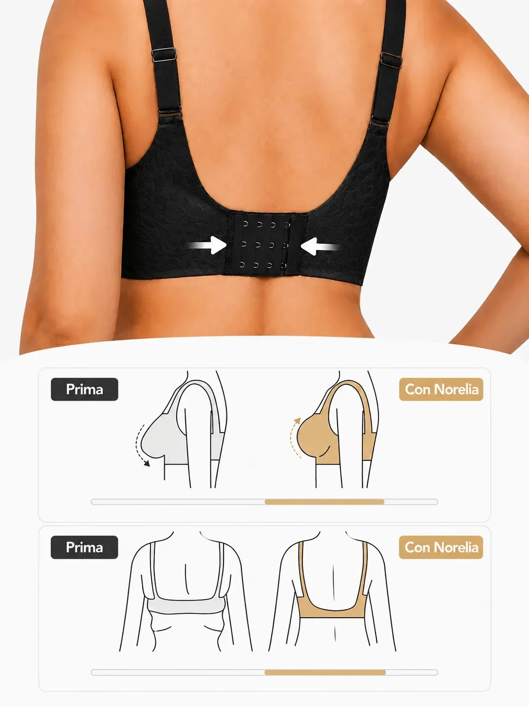 Sujetador Jelly push-up Comfort