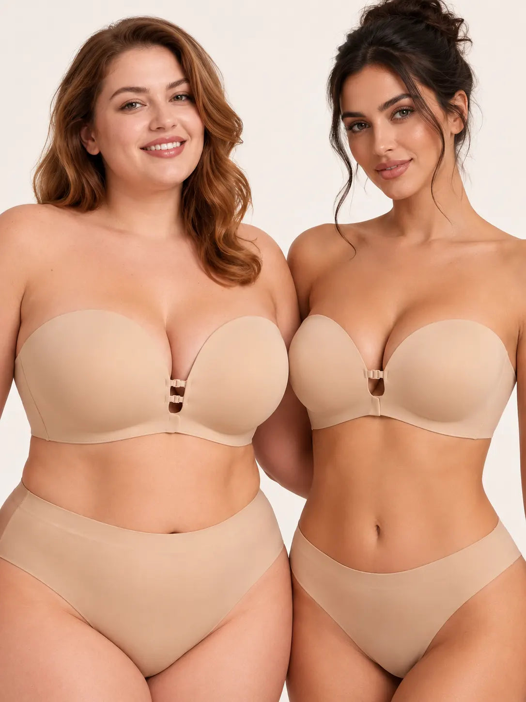Sujetador invisible push-up antideslizante