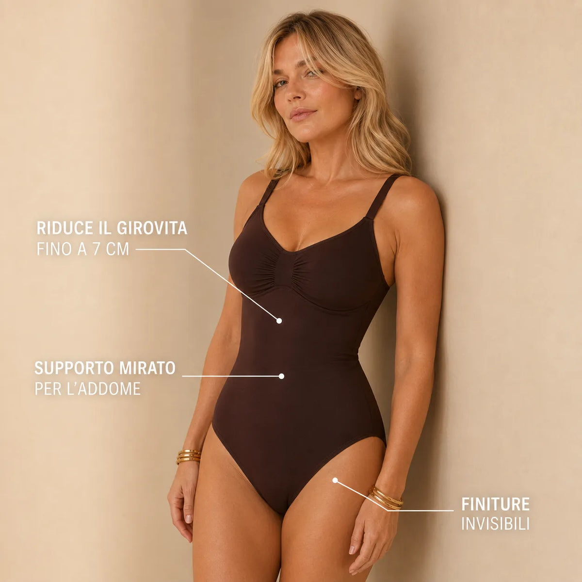 Body moldeador efecto reloj de arena