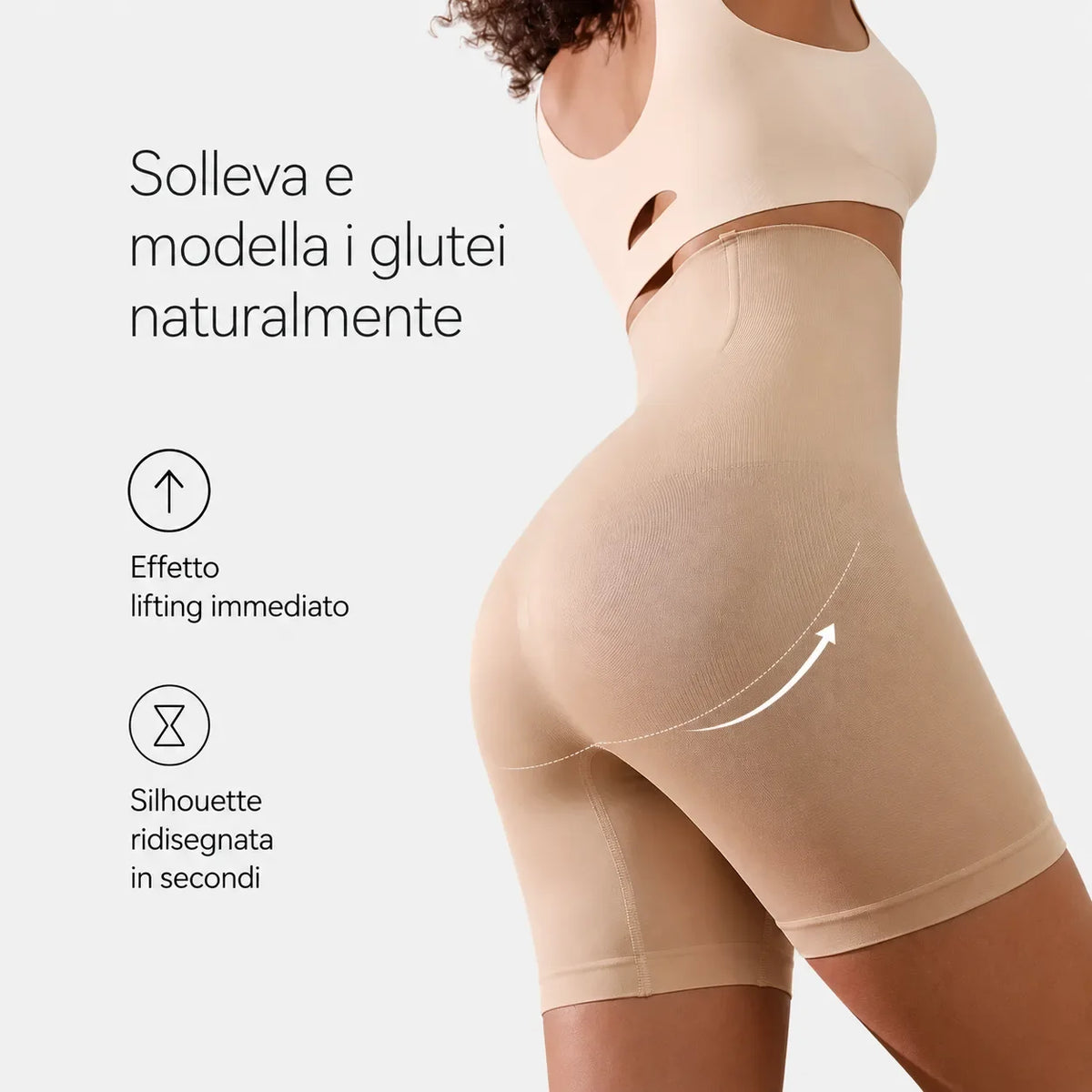 Short invisible efecto vientre plano