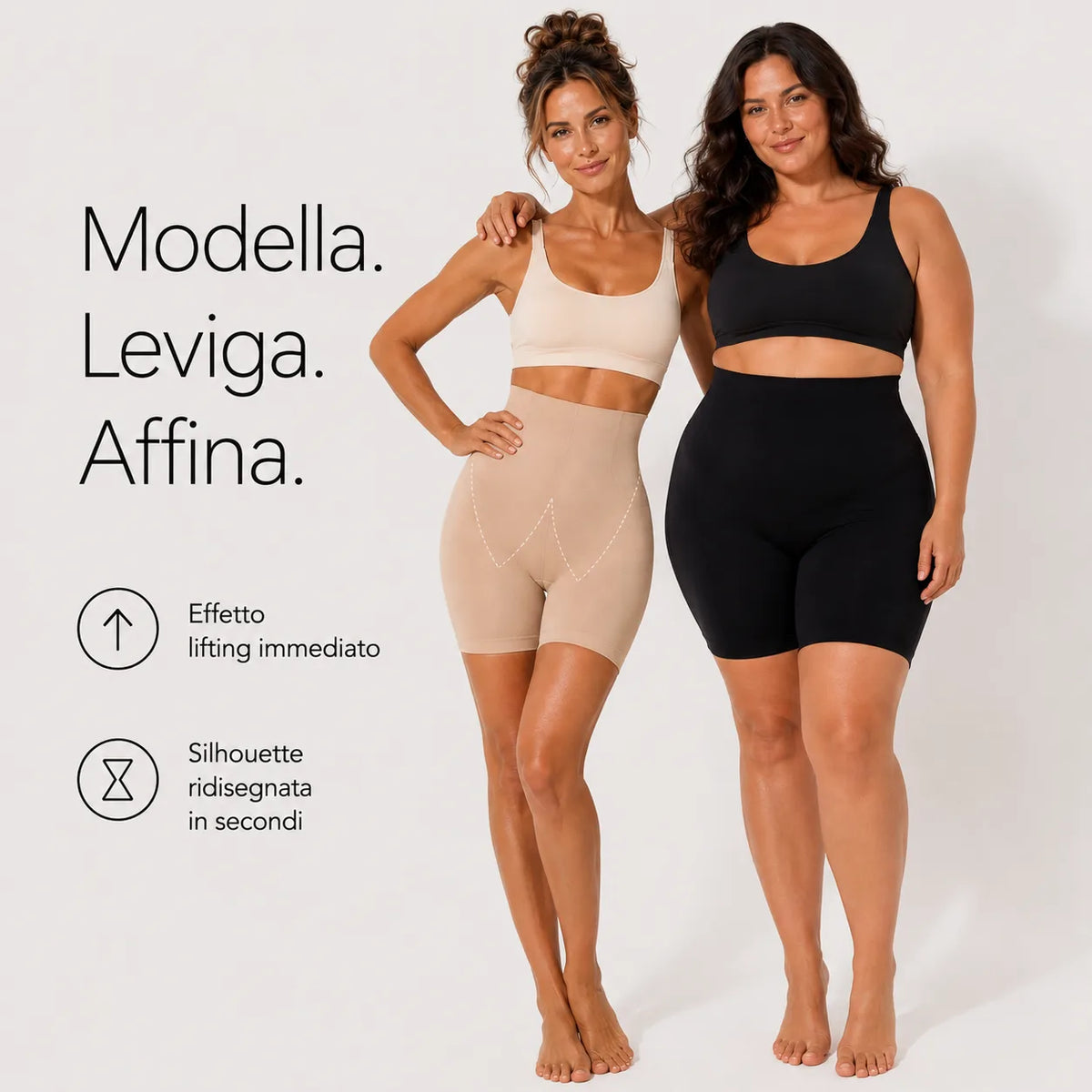 Short invisible efecto vientre plano