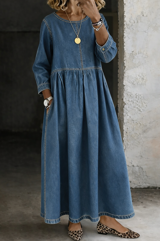 The Avery | Denim Dress