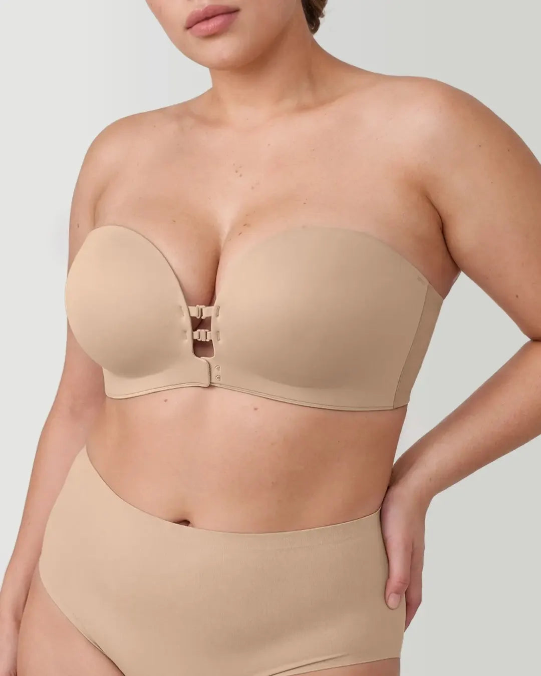 Sujetador invisible push-up antideslizante