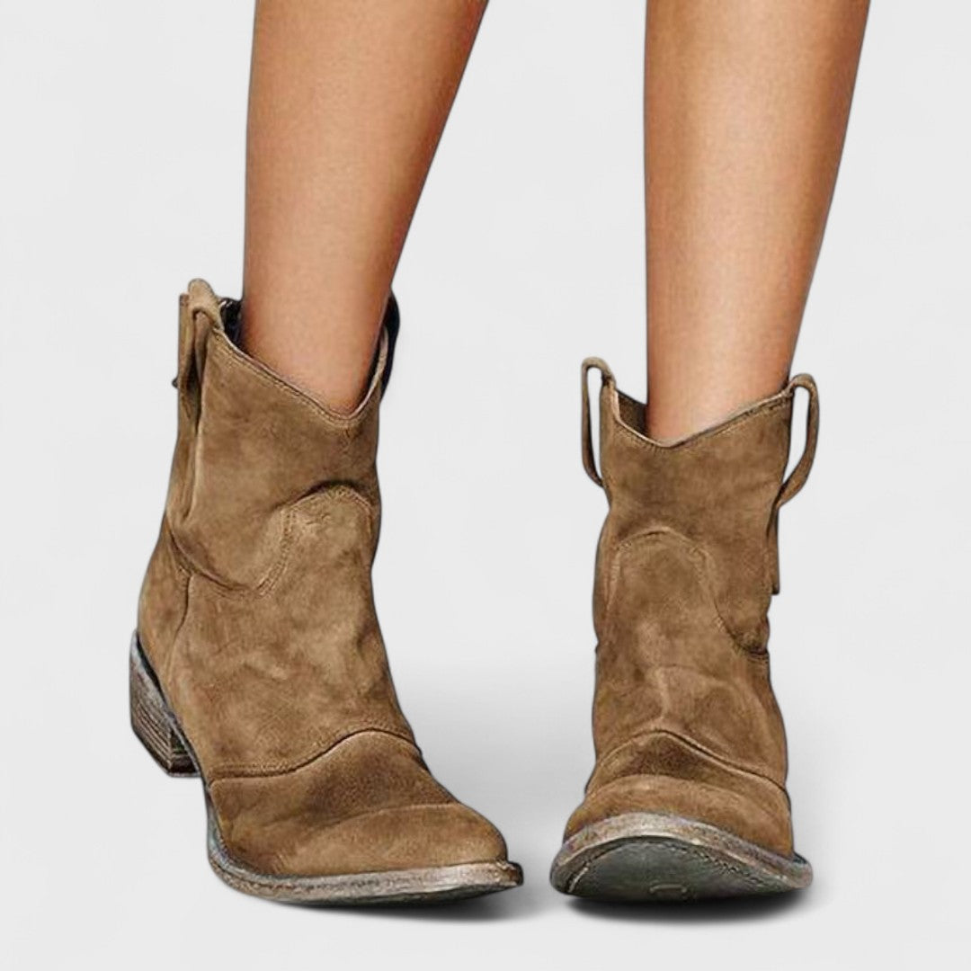 CARLOTTA | BOTINES DE ESTILO WESTERN ELEGANTE