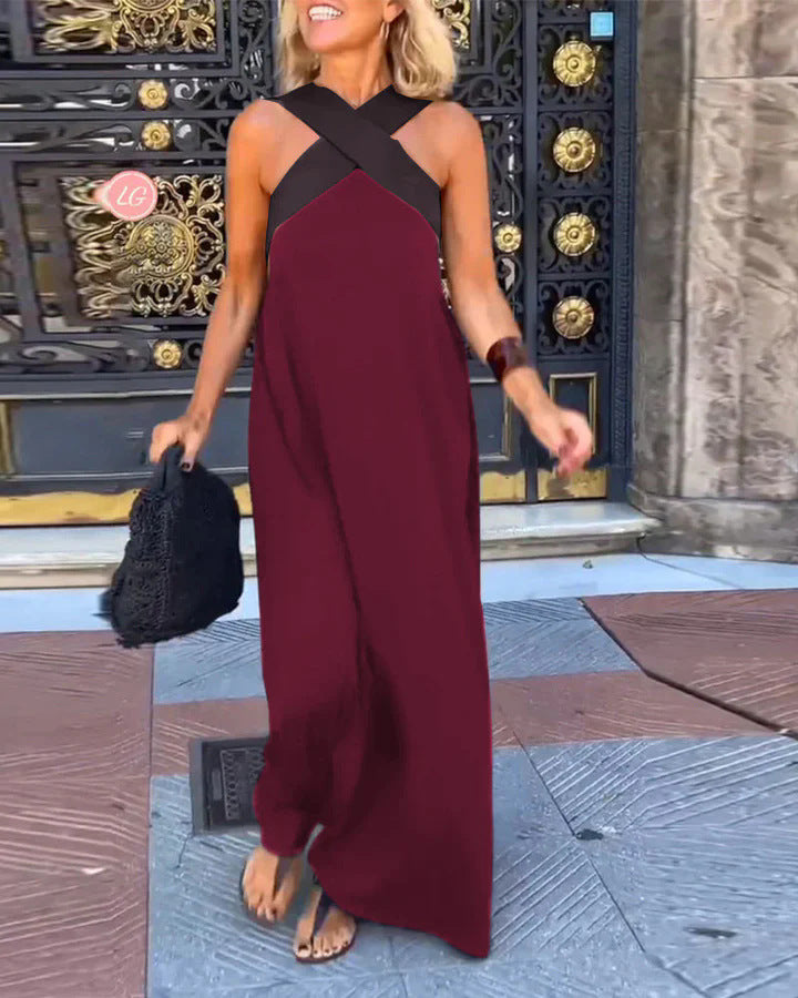 The Elara | Crossover Cut Dress