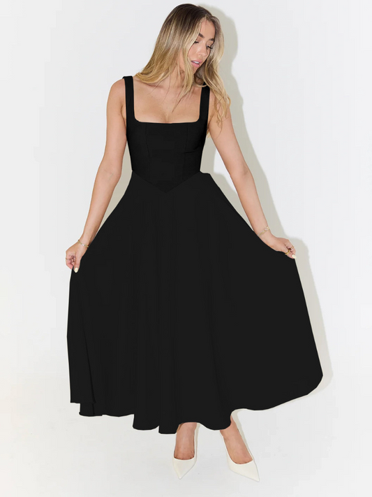 The Audra | Square-Neck Dress