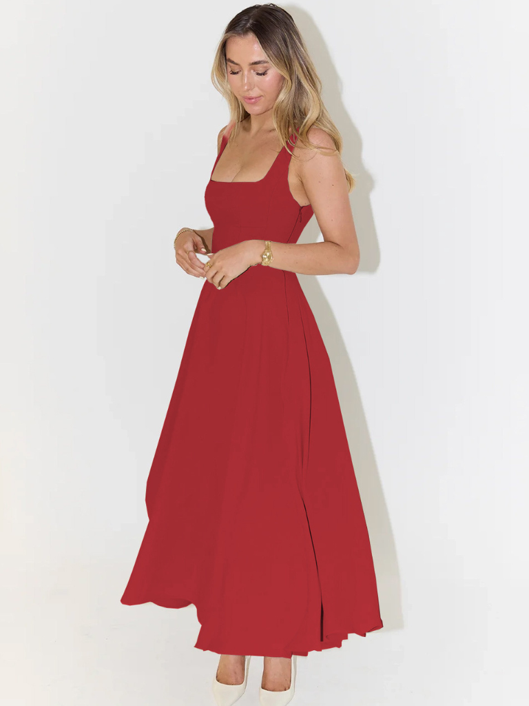 The Audra | Square-Neck Dress