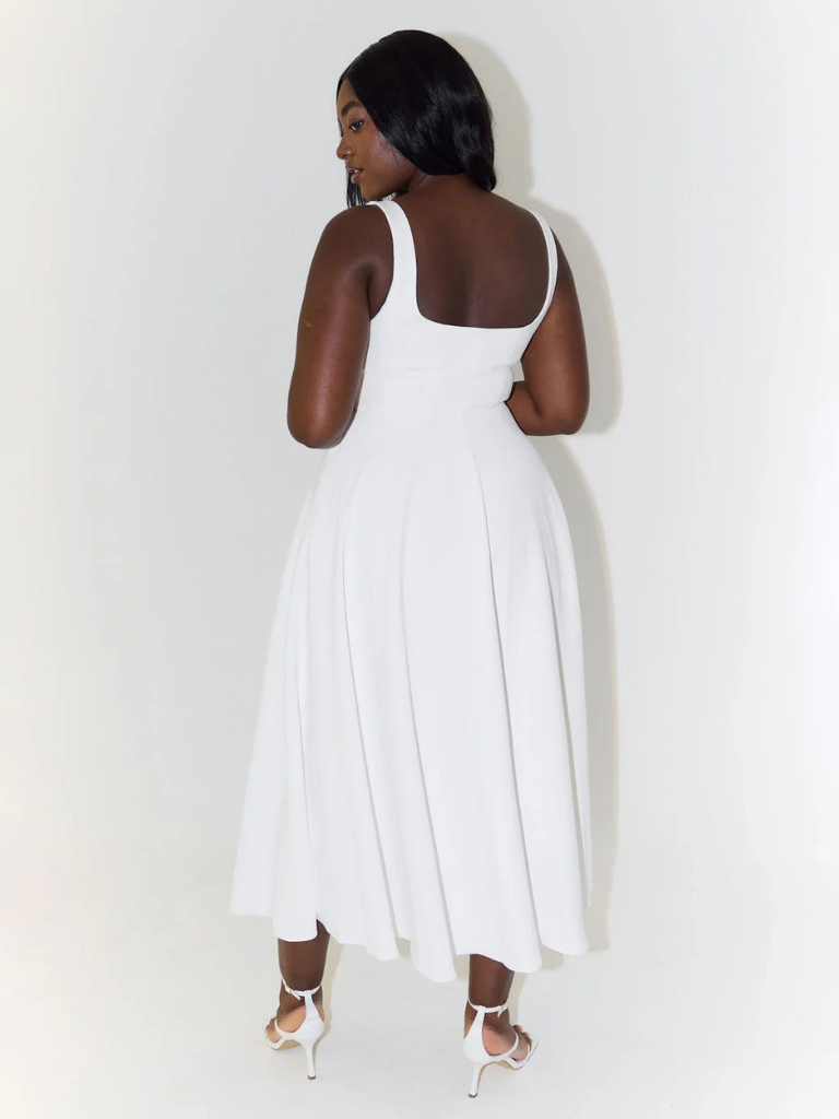 The Audra | Square-Neck Dress