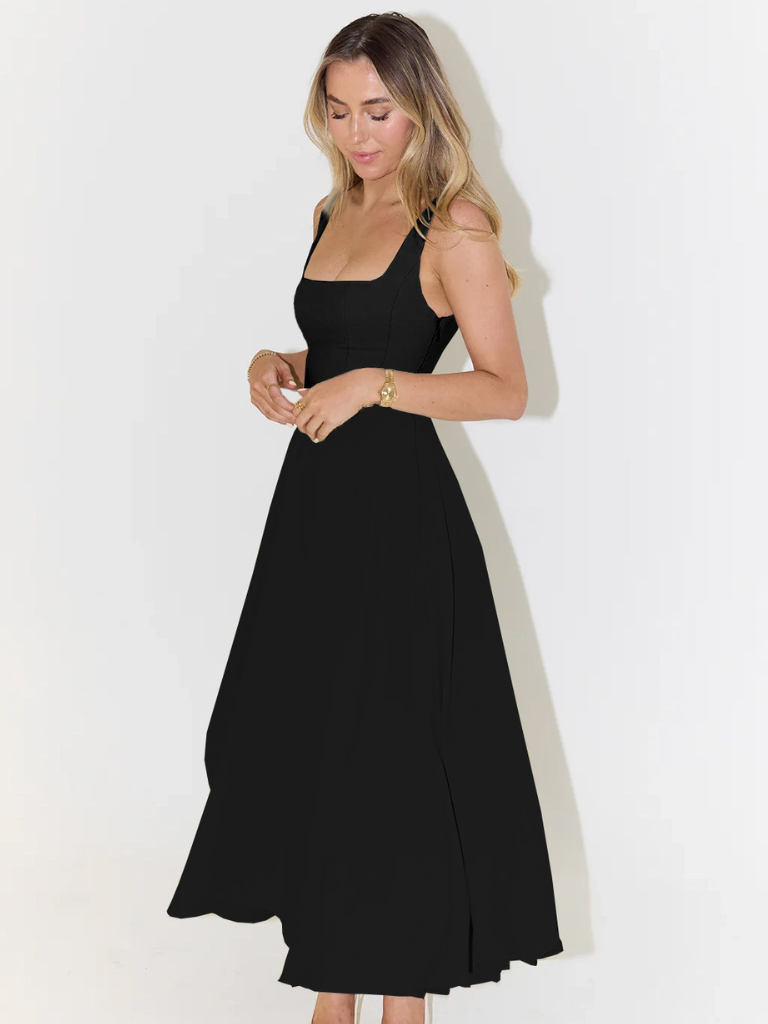 The Audra | Square-Neck Dress