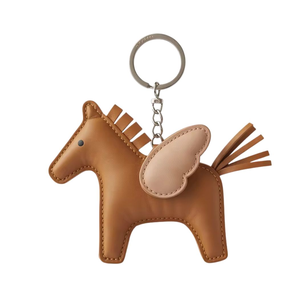 COLGANTE DE CABALLO ALADO EN PIEL