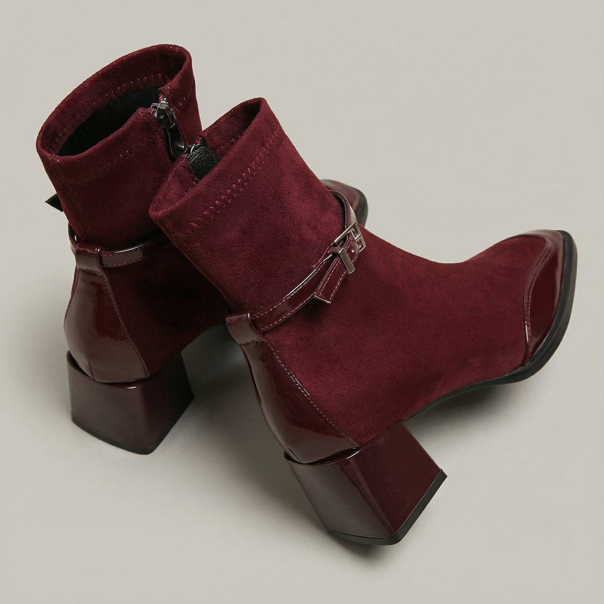 LUCENZA | BOTINES DE TACÓN MEDIO