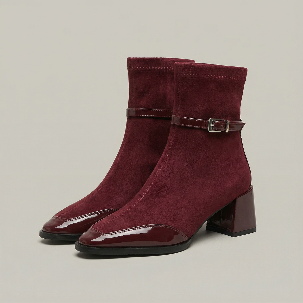 LUCENZA | BOTINES DE TACÓN MEDIO