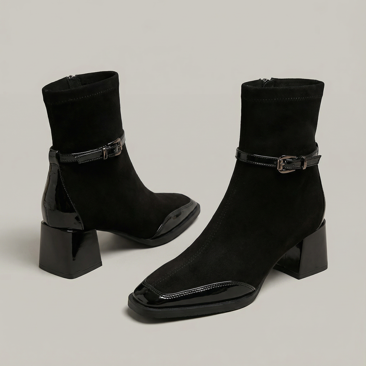 LUCENZA | BOTINES DE TACÓN MEDIO