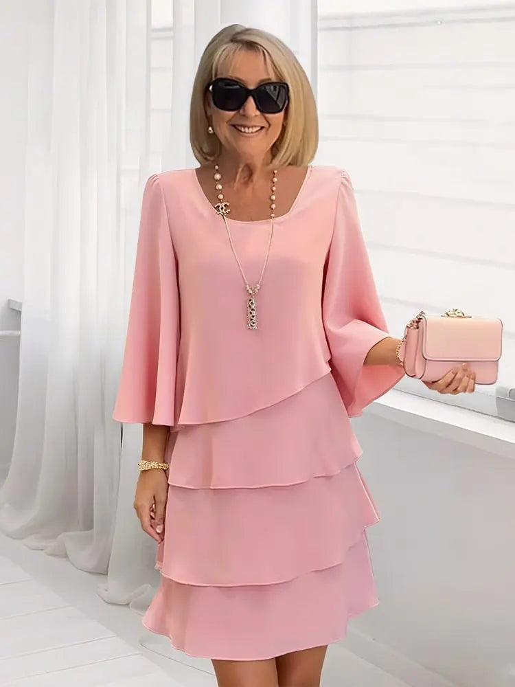 Catalina | Elegant Ruffle Dress