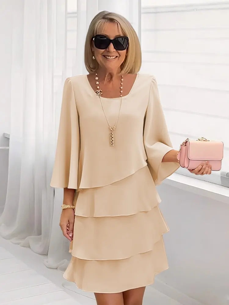 Catalina | Elegant Ruffle Dress