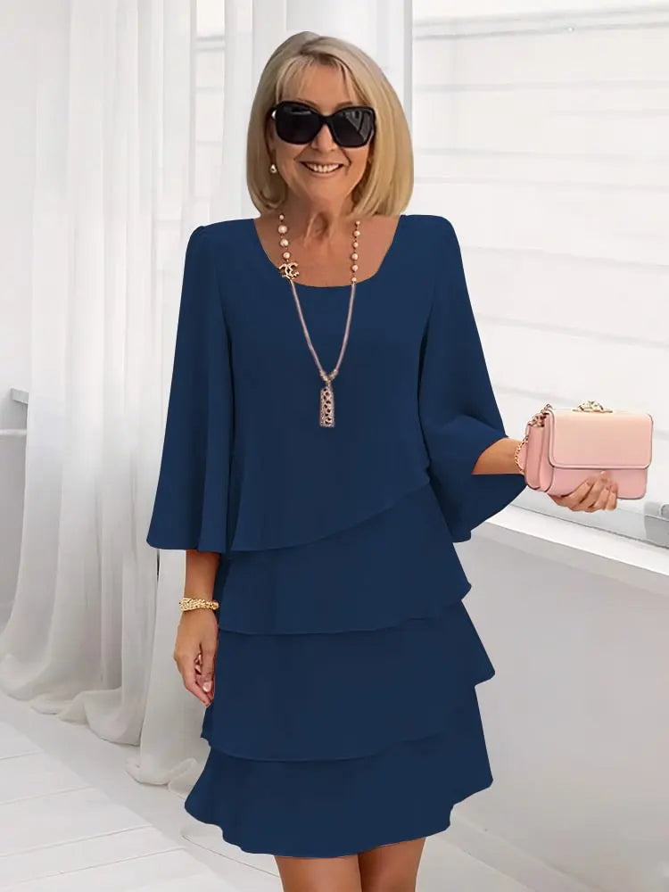 Catalina | Elegant Ruffle Dress