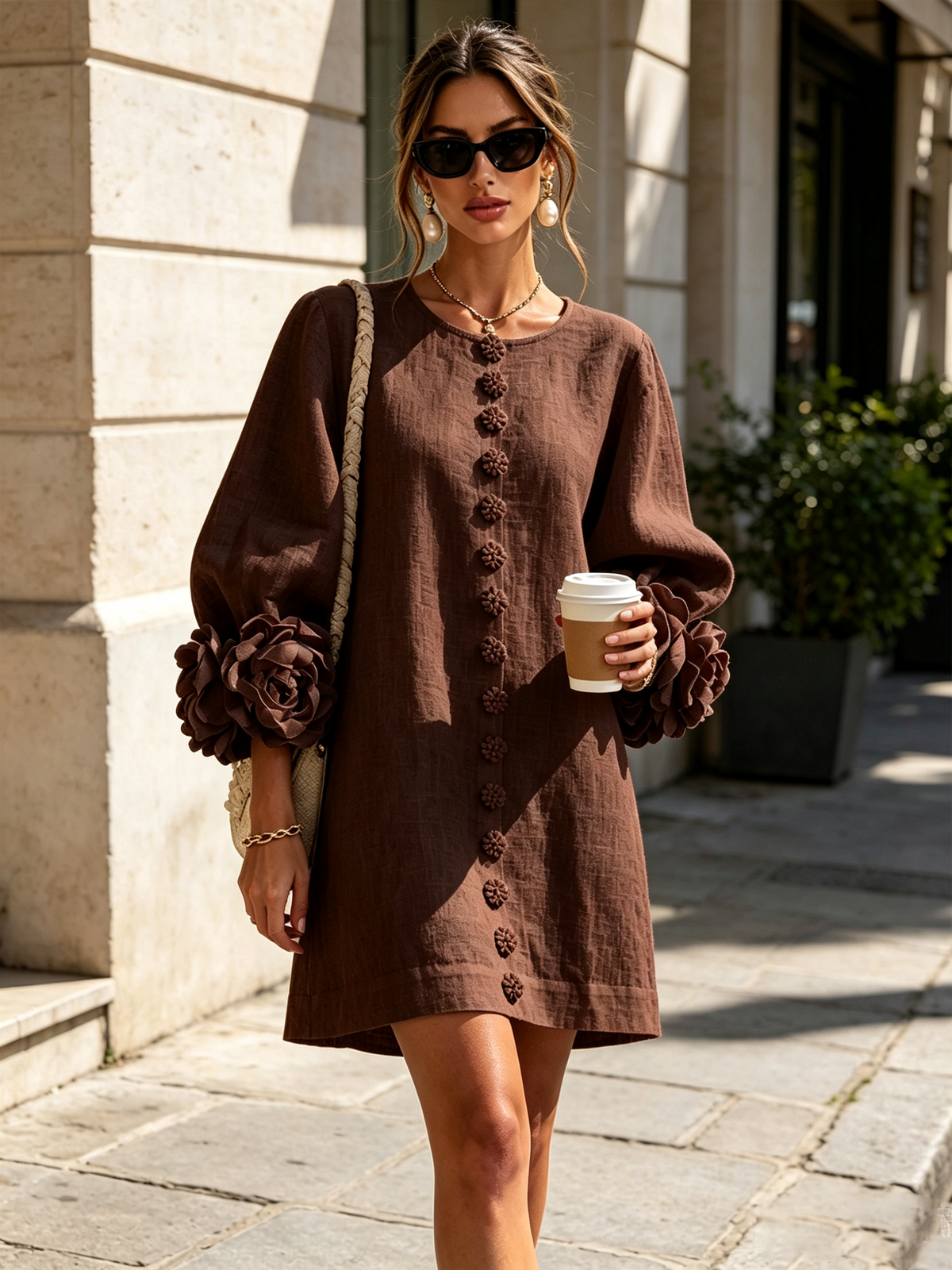 Clover | Floral Button-Down Mini