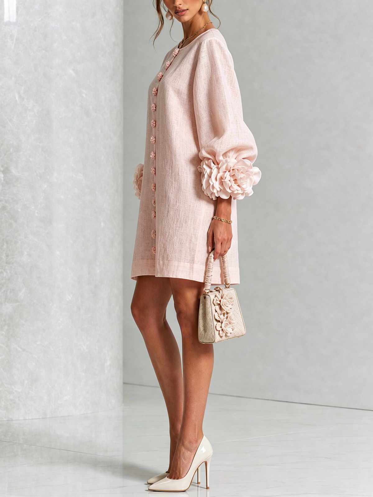 Clover | Floral Button-Down Mini
