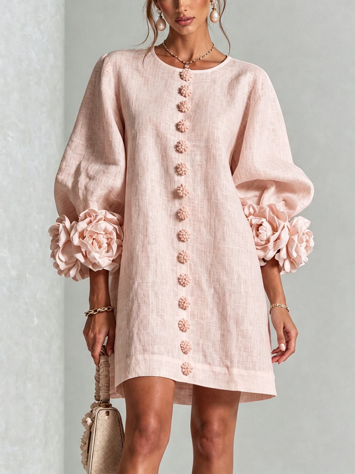 Clover | Floral Button-Down Mini