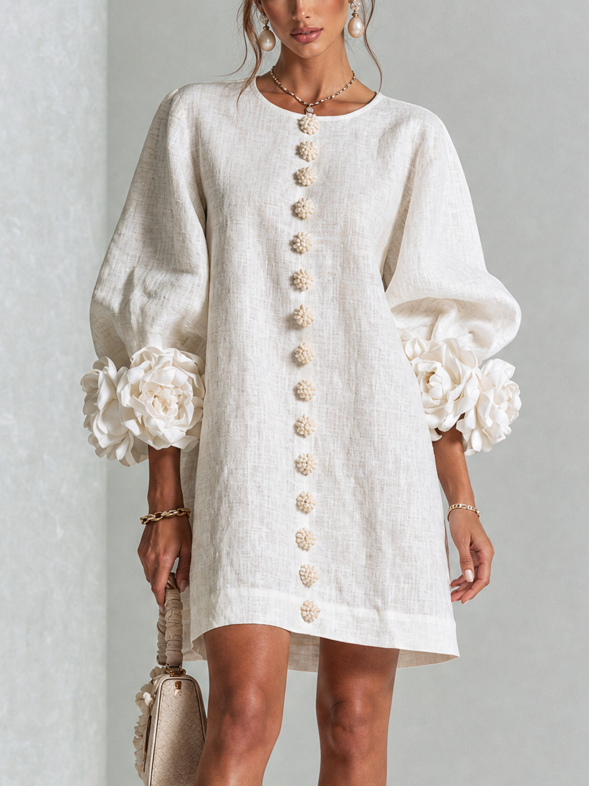 Clover | Floral Button-Down Mini