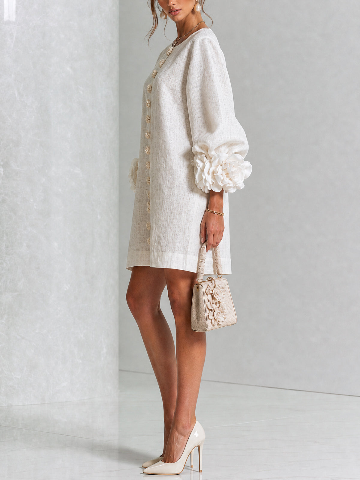Clover | Floral Button-Down Mini