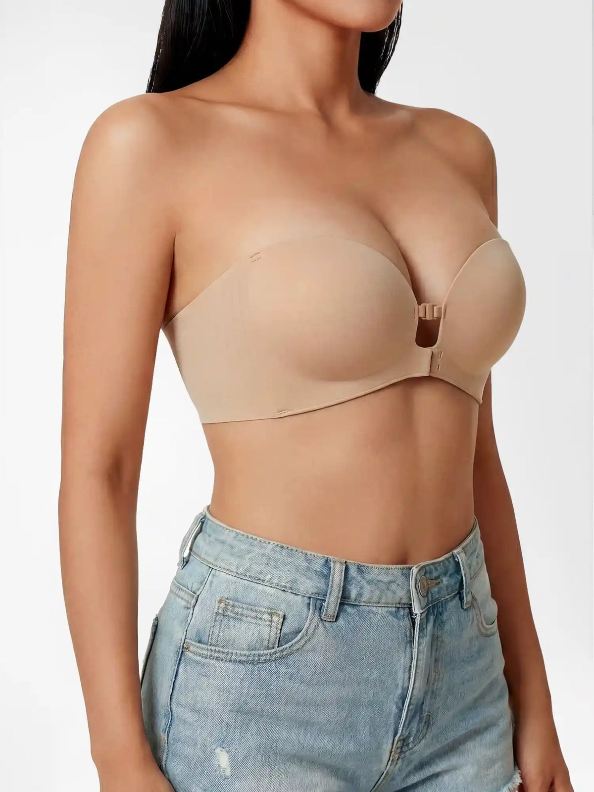 Sujetador invisible push-up antideslizante