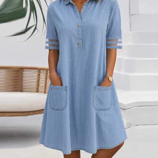 Brittany | Tummy-Concealing Shirt Dress