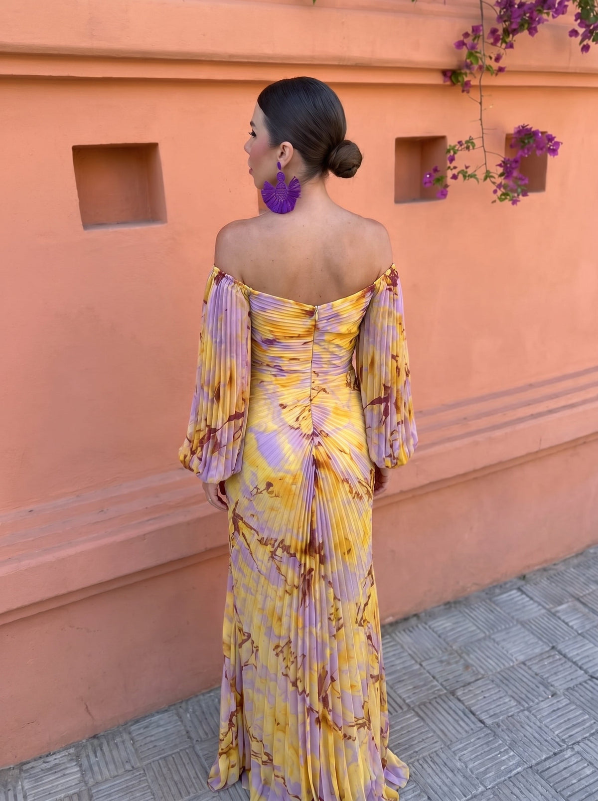 Giorgia | Deep V Floral Maxi