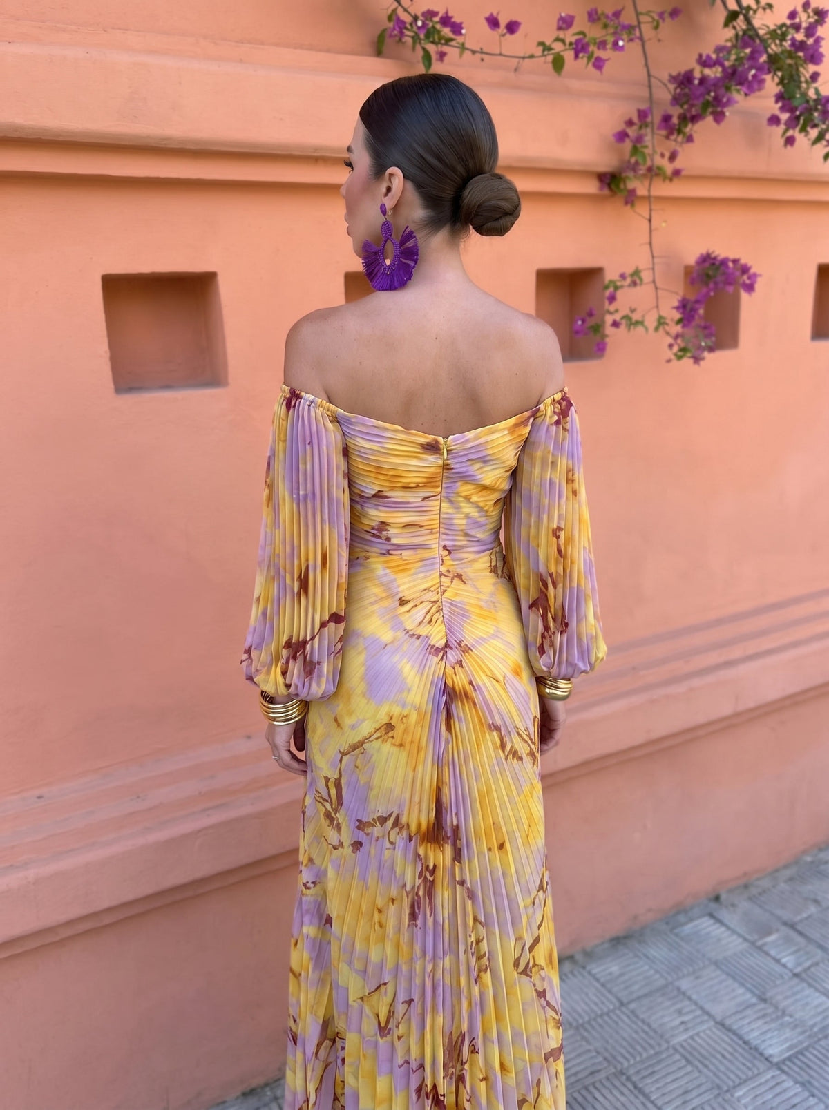 Giorgia | Deep V Floral Maxi