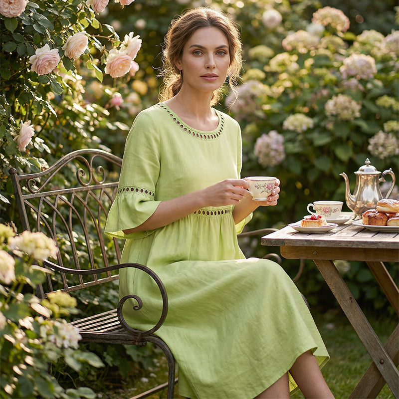 Amaya | Tummy-Concealing Midi Dress