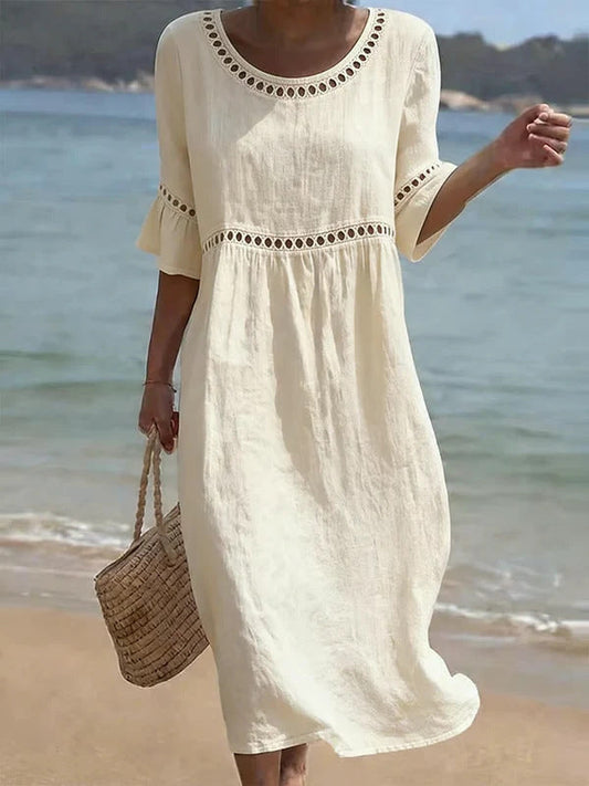 Amaya | Tummy-Concealing Midi Dress