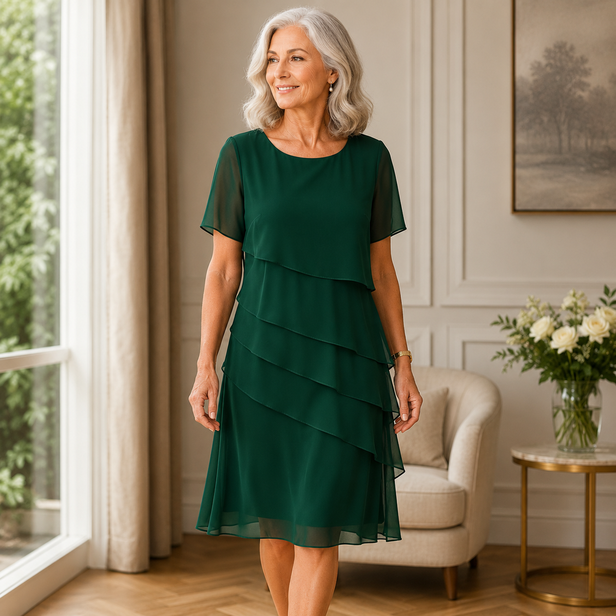Linnea | Ruffle Dress