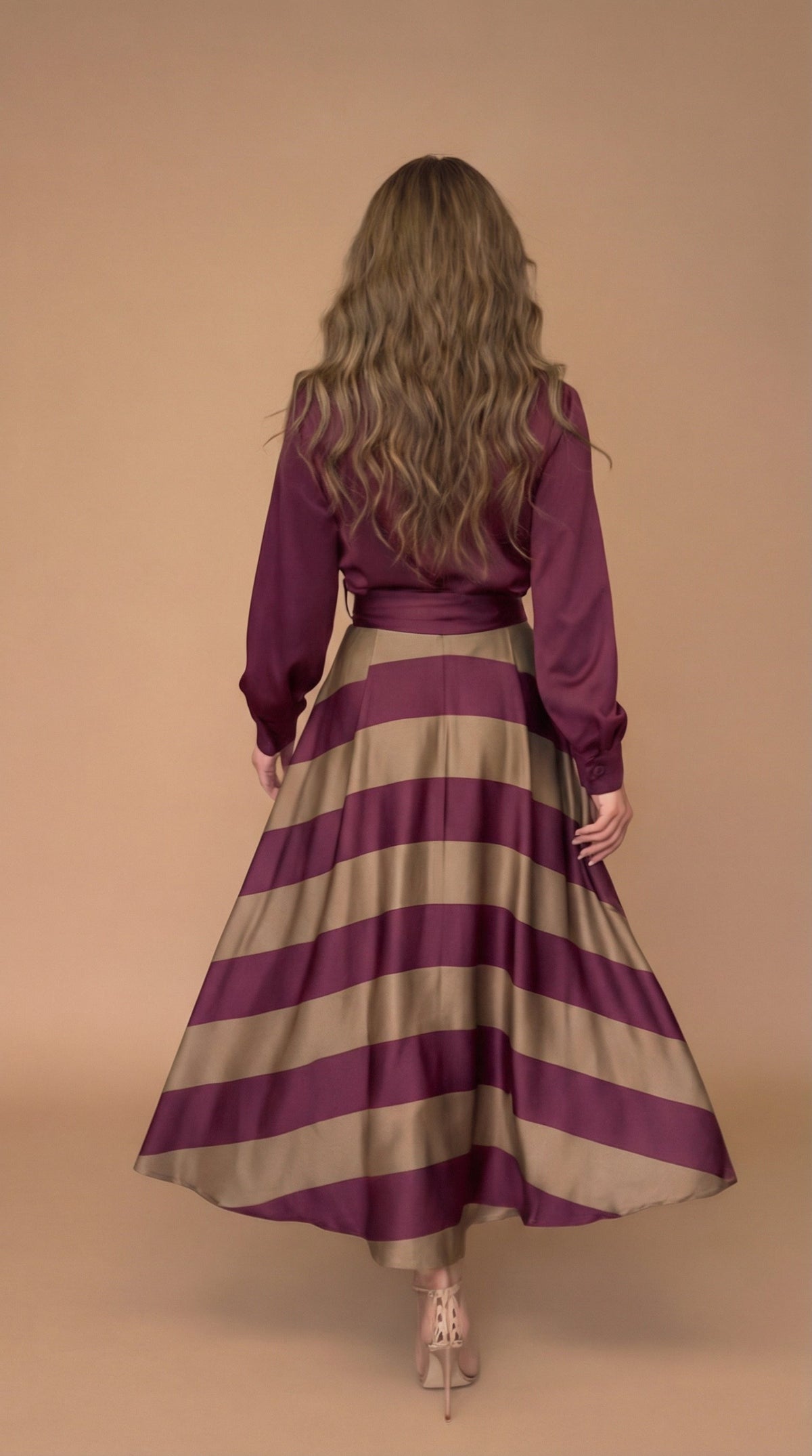 The Milana | Striped Maxi Dress