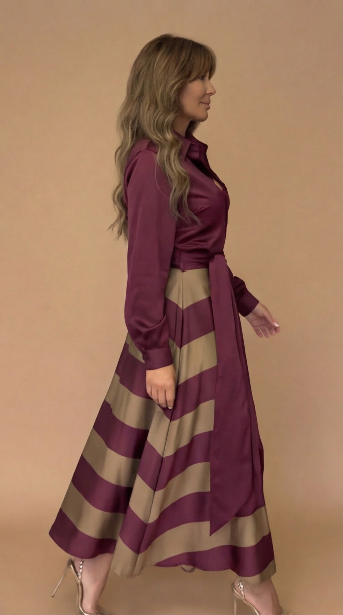 The Milana | Striped Maxi Dress