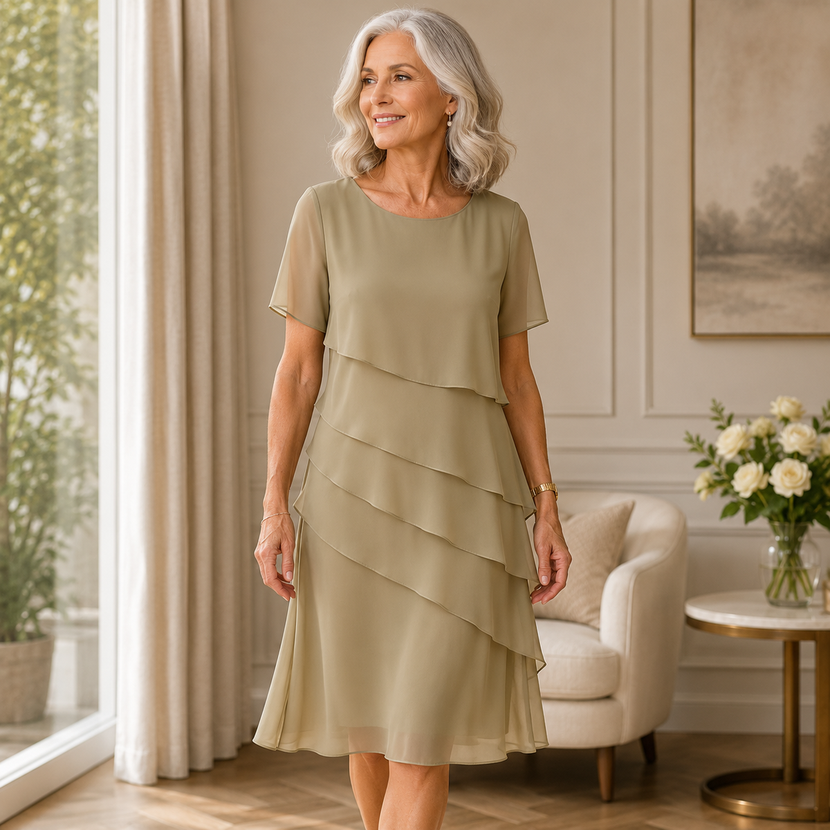 Linnea | Ruffle Dress