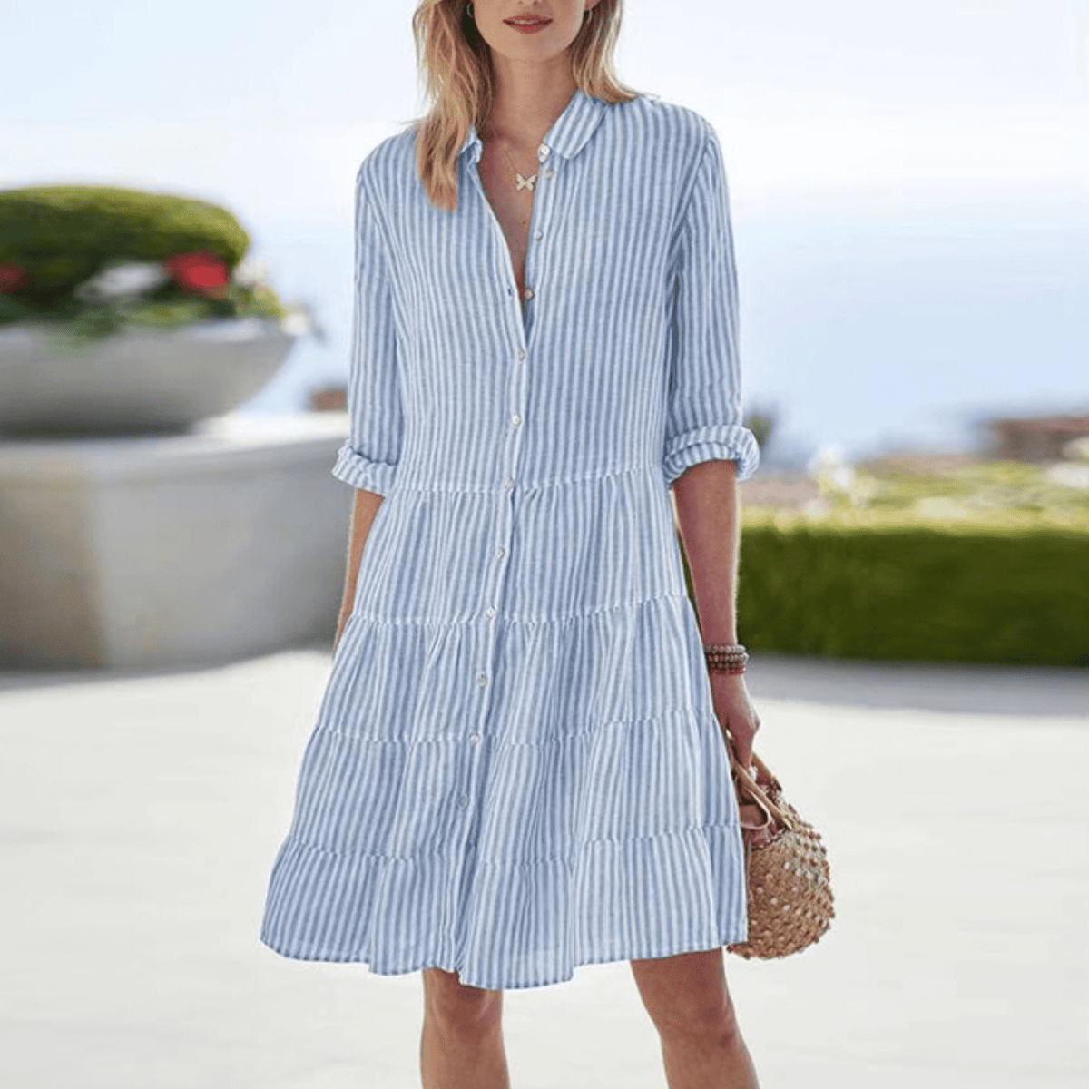 Vivian | Breezy Stripe Dress