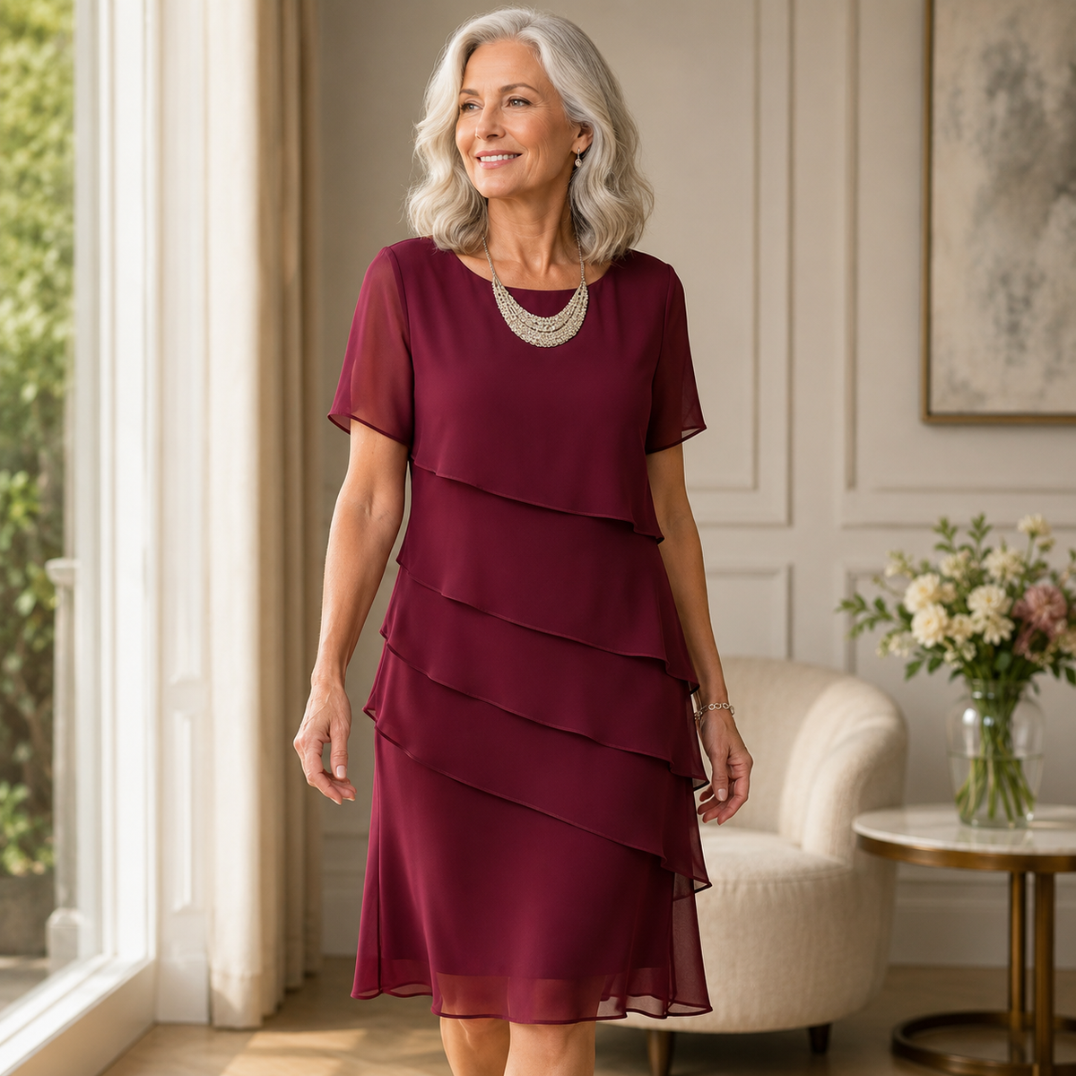 Linnea | Ruffle Dress